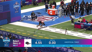 Running Backs Show Off Elite Speed ? | 40-Yard Dash at the 2026 NFL Combine