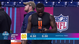 Running Backs Show Off Elite Speed ? | 40-Yard Dash at the 2026 NFL Combine