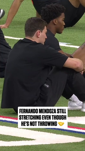 Fernando Mendoza Staying Ready 💪 | Indiana QB Locked In at the NFL Combine