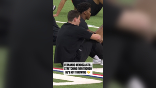 Fernando Mendoza Staying Ready ? | Indiana QB Locked In at the NFL Combine