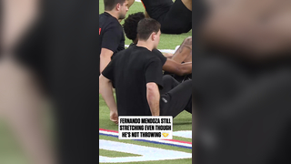 Fernando Mendoza Staying Ready ? | Indiana QB Locked In at the NFL Combine