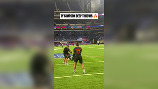 Ty Simpson Drops a Perfect Go Route Pass ? | Alabama QB Shows the Touch