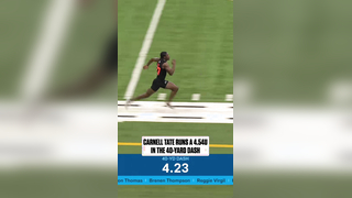 Carnell Tate on the Move ? | Ohio State Playmaker Shows Out at the Combine