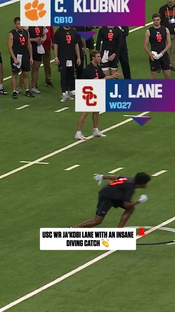 Jakobi Lane Putting On a Show at the 2026 NFL Combine 🔥 | USC Star Turns Heads