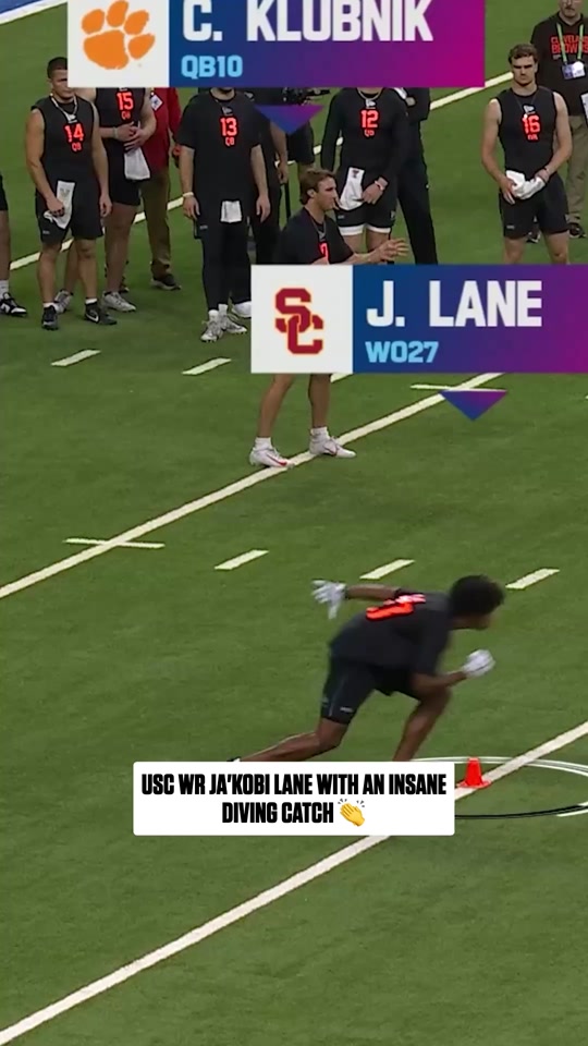 Jakobi Lane Putting On a Show at the 2026 NFL Combine ? | USC Star Turns Heads
