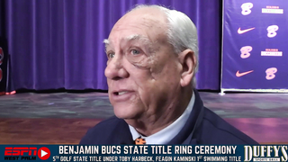 Charlie Woods Celebrates 2nd State Title ? | Benjamin Ring Ceremony Recap