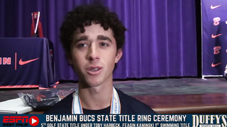 Charlie Woods Celebrates 2nd State Title ? | Benjamin Ring Ceremony Recap