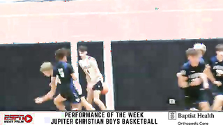Jupiter Christian Boys Basketball Wins Baptist Performance of the Week | #highschoolbasketball