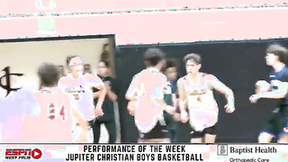 Jupiter Christian Boys Basketball Wins Baptist Performance of the Week | #highschoolbasketball