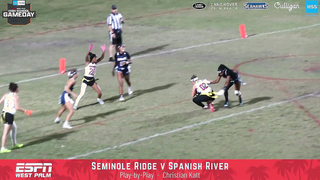 Defending Champs Rally! Seminole Ridge vs Spanish River | Girls Flag Football Highlights