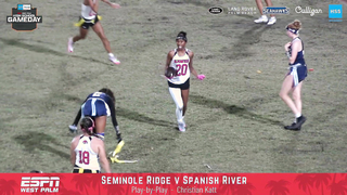 Defending Champs Rally! Seminole Ridge vs Spanish River | Girls Flag Football Highlights