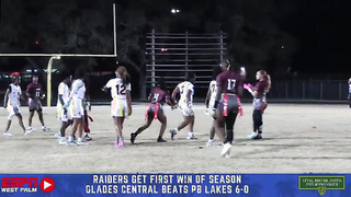 Glades Central SHUTS OUT Palm Beach Lakes | 6-0 Defensive Battle | Flag Football Highlights