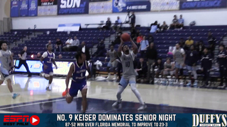 Senior Night STATEMENT! Keiser Blows Out Florida Memorial 87-52 | Highlights + Coach Reaction