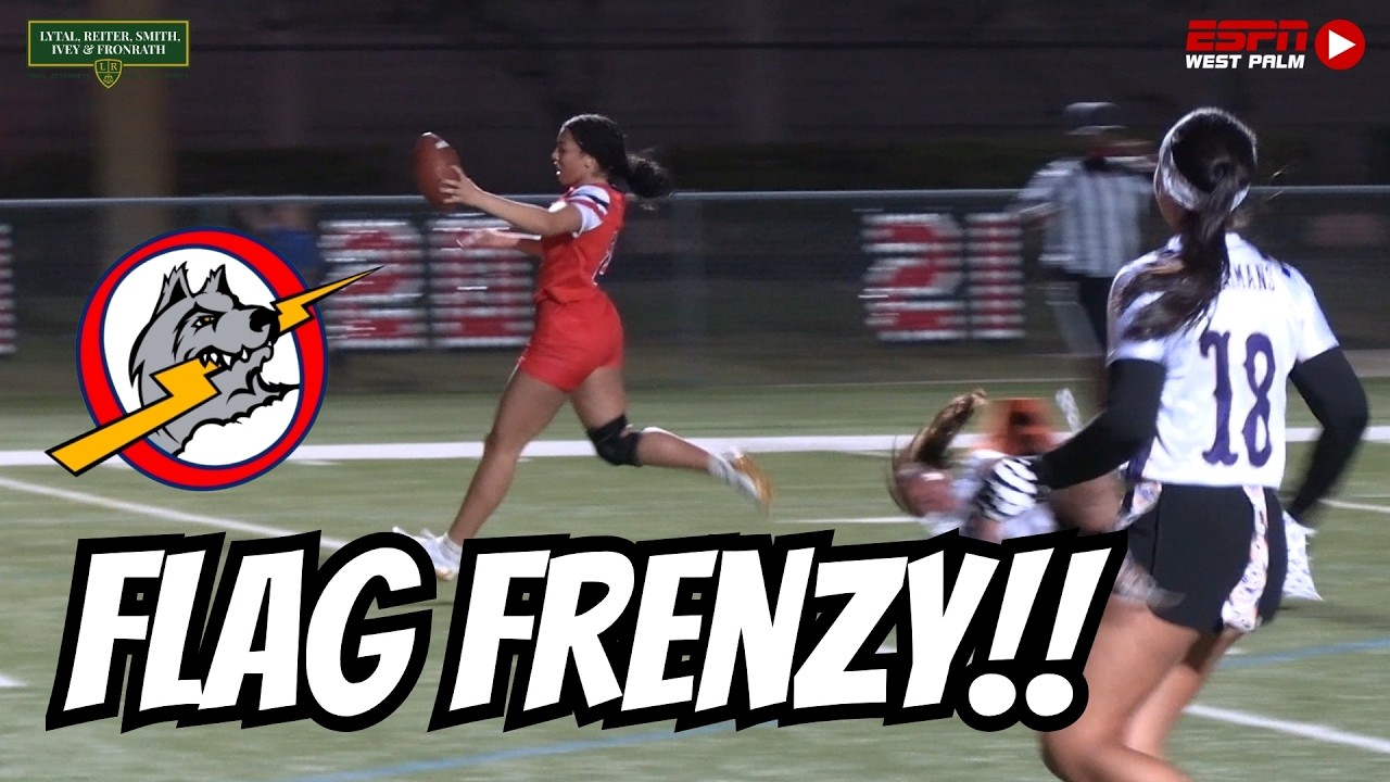 Oxbridge Rallies Past Okeechobee! | Girls Flag Football Season Opener Highlights