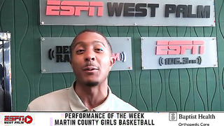 Martin County Girls Basketball Earns Baptist Performance of the Week