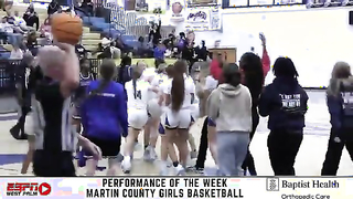 Martin County Girls Basketball Earns Baptist Performance of the Week