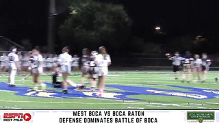 West Boca Edges Boca Raton 2-0 in Defensive Showdown | #flagfootball