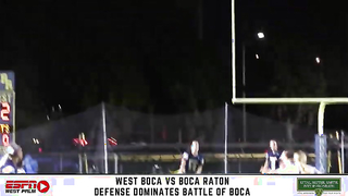 West Boca Edges Boca Raton 2-0 in Defensive Showdown | #flagfootball