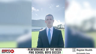 Pine School Boys Soccer Wins Baptist Performance of the Week | #highschoolsoccer