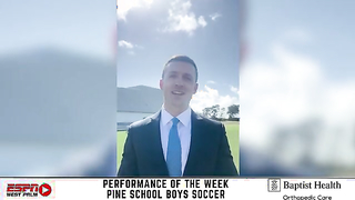 Pine School Boys Soccer Wins Baptist Performance of the Week | #highschoolsoccer