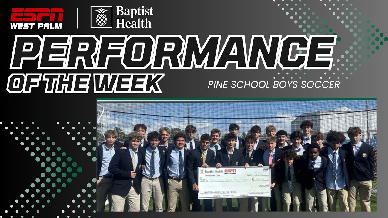 Pine School Boys Soccer Wins Baptist Performance of the Week | #highschoolsoccer