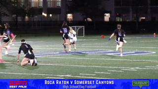 12-YEAR-OLD BALLING?! ? Somerset Wins 26-0 | Flag Football Highlights