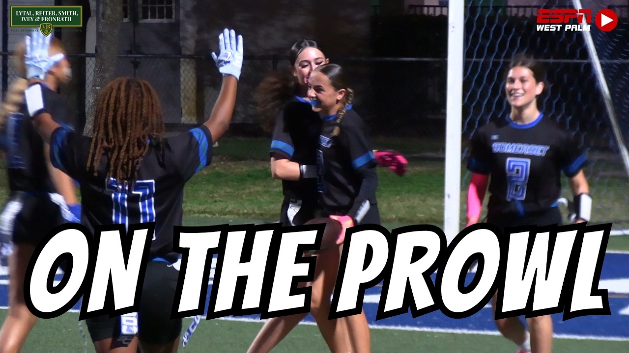 12-YEAR-OLD BALLING?! 😳 Somerset Wins 26-0 | Flag Football Highlights