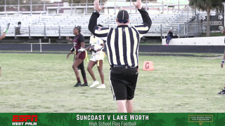 Suncoast Shuts Out Lake Worth ? | Cate Goddeau-Hall Throws 4 TDs | Flag Football Highlights