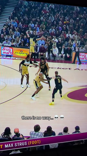 happy Sam Merrill night… #nba