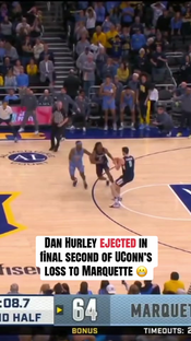 Dan Hurley was ejected with 0.4 left on the clock #cbb #collegebask...