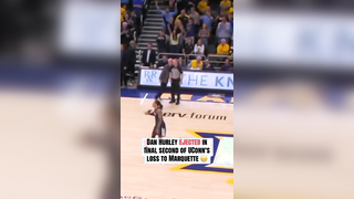Dan Hurley was ejected with 0.4 left on the clock #cbb #collegebask...