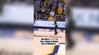Dan Hurley was ejected with 0.4 left on the clock #cbb #collegebask...