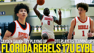 CAYDEN DAUGHTRY IS THE REAL DEAL ? FL Rebels EYBL Roll Past Team Speights | 1Family Invitational Highlights