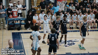 Deer Valley vs Cactus Shadows | AIA 4A State Semifinals | Arizona High School Basketball