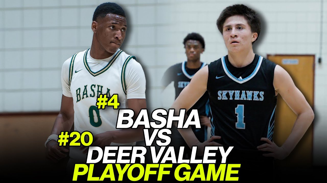 Basha vs Deer Valley 🔥 Round 2 Arizona Playoff Battle | Full Game Highlights
