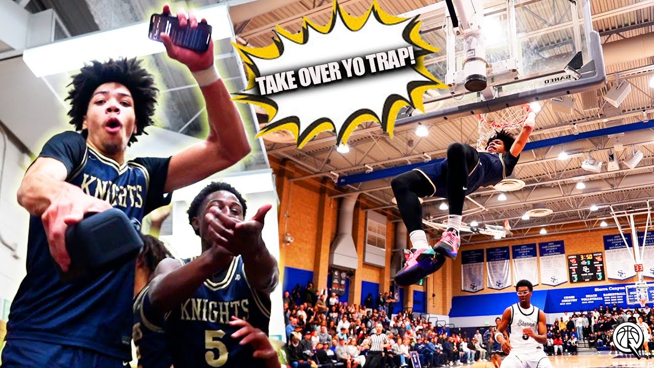 Run In Your Trap!” 🕺 Tyran Stokes TOOK OVER Sierra Canyon vs Bryce James! (Throwback)