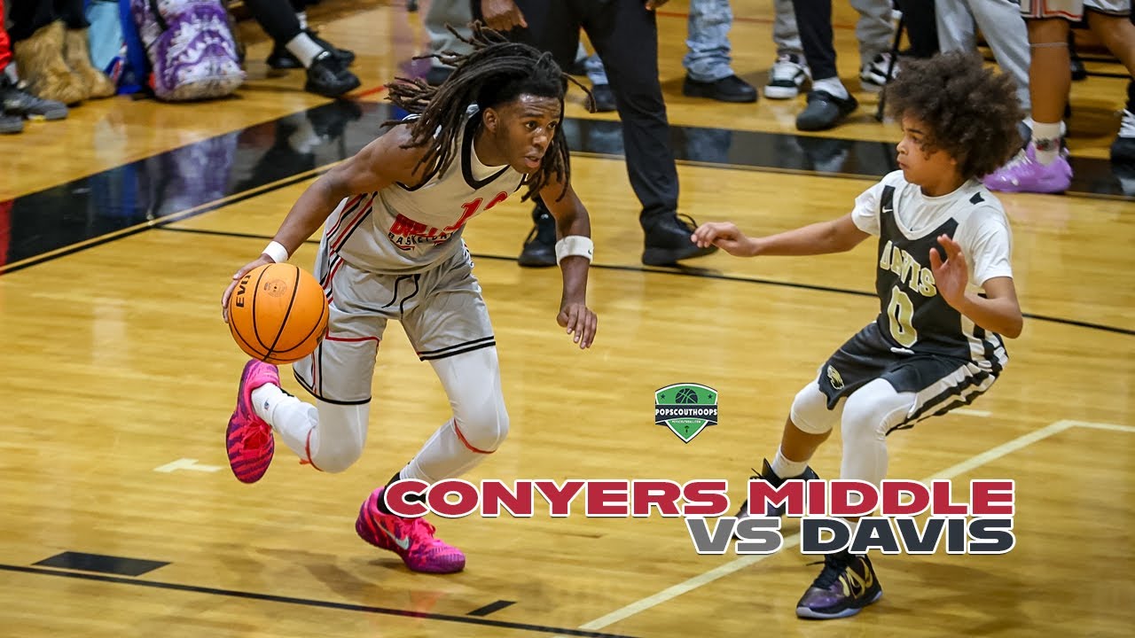 Middle School Hoops Battle! 🔥 Conyers Middle vs Davis | Full Game Highlights