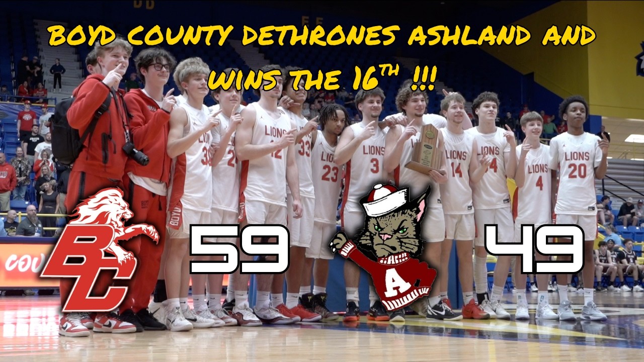 Ashland vs Boyd County 🔥 16th Region Championship | KHSAA Boys Tournament Highlights (3-10-2026)