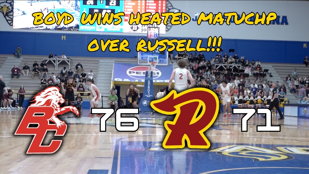 Russell vs Boyd County 🔥 16th Region Semifinal Battle | KHSAA Boys Tournament Highlights (3-9-2026)
