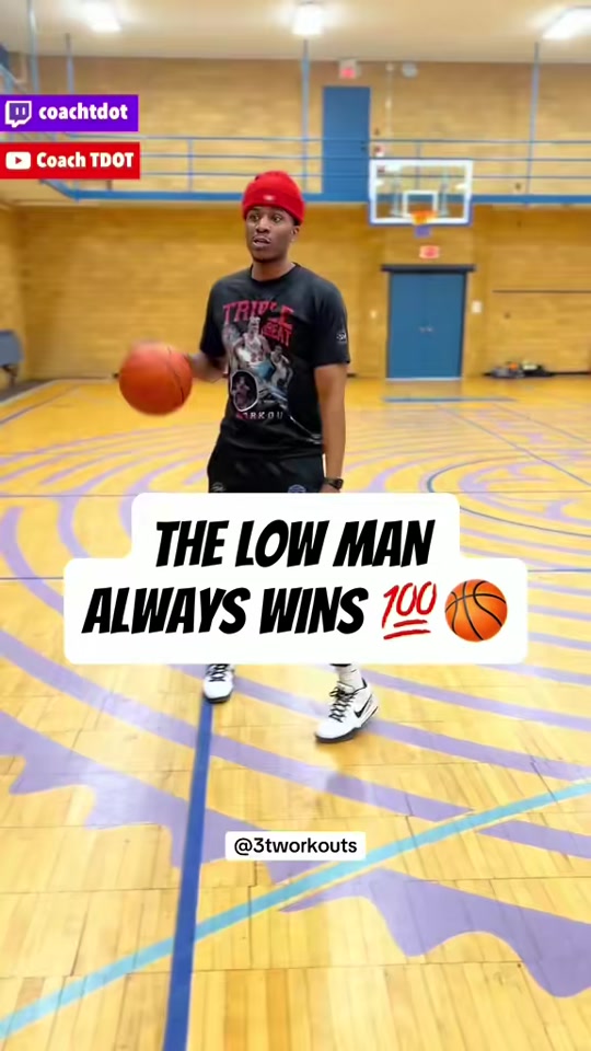 The Low Man ALWAYS Wins 💪🏀 GET LOW!