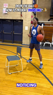 Drop The Ball BEFORE you move your pivot foot 🏀 How To Prevent Traveling