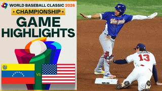 Venezuela vs. United States 2026 World Baseball Classic Final | Game Highlights
