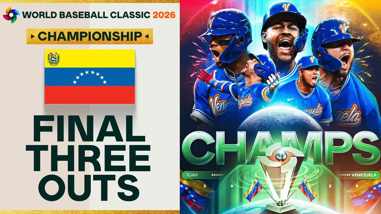 FINAL 3 OUTS: Team Venezuela is the 2026 World Baseball Classic CHAMPION! 🏆