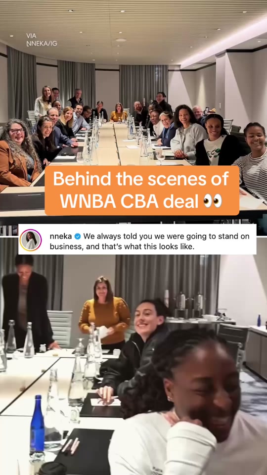 WNBPA All Smiles After Securing New CBA ??