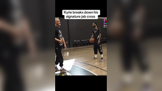 Kyrie Breaks Down His DEADLY Jab Cross ??