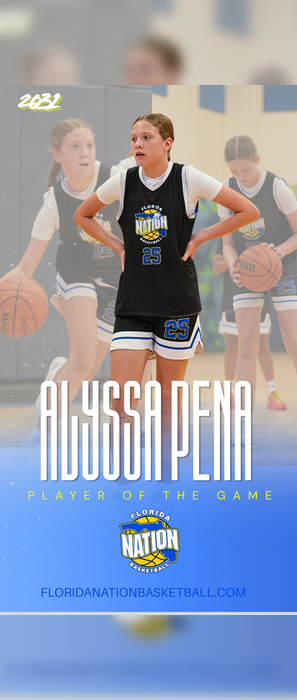 Alyssa Pena Drops 19 Points Florida Nation Defeats Naples Thunder 48 to 32