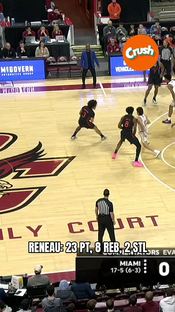Stat sheet stuffer SUPREME Malik Reneau dropped 23 PT with 8 REB, 2...
