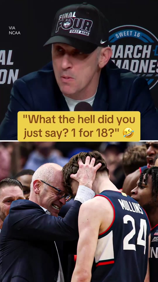 Dan Hurley couldn't believe UConn's three-point shooting to start the...