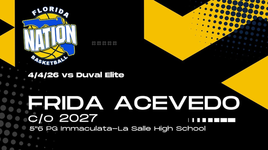 frida acevedo class of 2027 Game Clips vs Duval