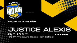 Justice Alexis | 6'1" 2028 Power Forward | Florida Nation Basketball | Sunshine State Showdown 2026 Highlights vs Duval Elite